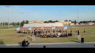 Mt. Whitney high school marching band and color guard- Selma 10/29/22