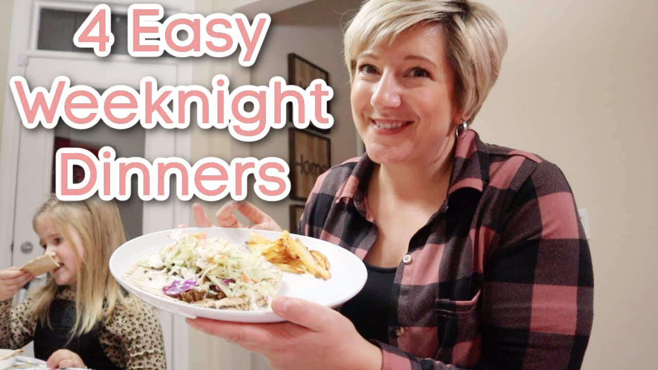 4 Easy Weeknight Dinners | Family Friendly Meals | Living Her Best Life