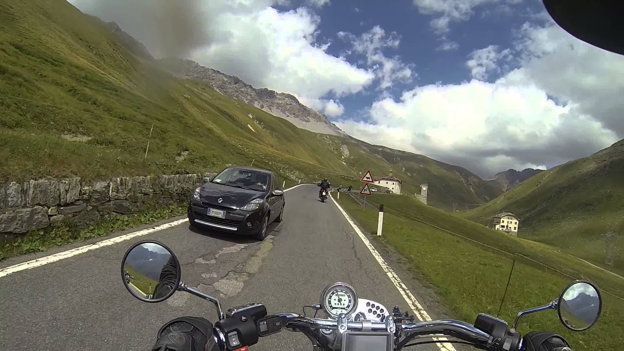 Anfahrt rauf zum Stilfser Joch Teil 2 mit BMW R1200C - GoPro Hero 3 Black Edition