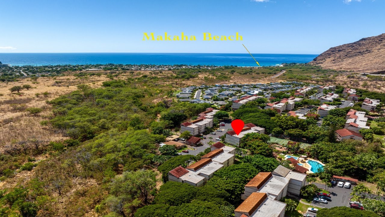 New Listing Beautiful Top Floor Unit at Makaha Valley Plantation 105C