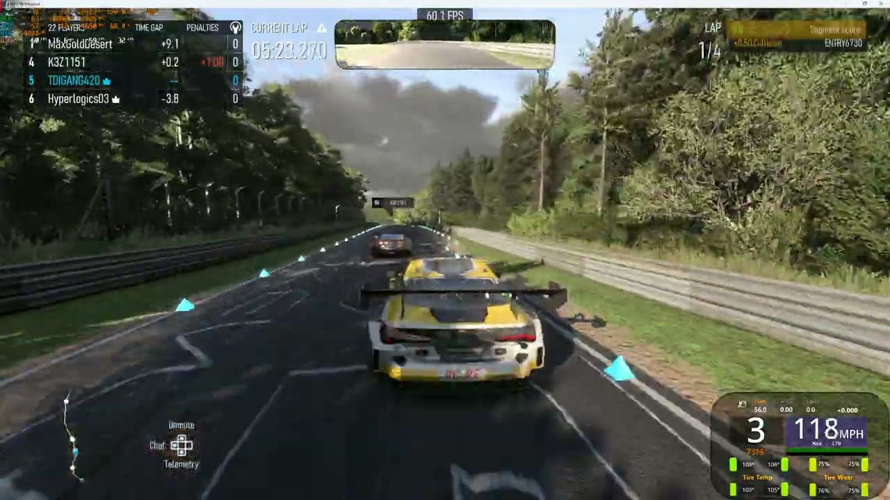 F.M Multiplayer | GT3 |  Starting P20 On The Nordschliefe , What Can Go Wrong ?