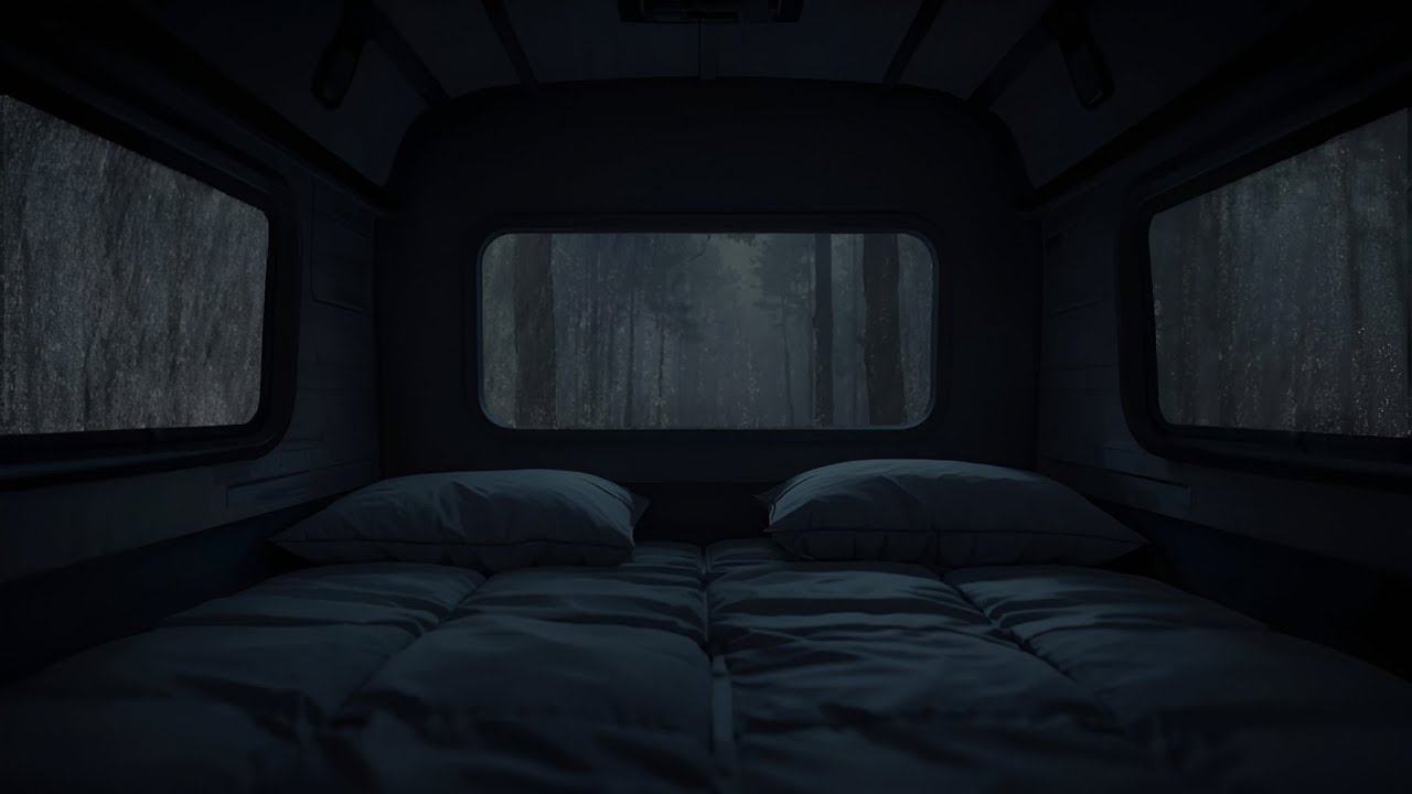 Car Sleep ASMR: Heavy Rain & Thunderstorm for Deep Relaxation
