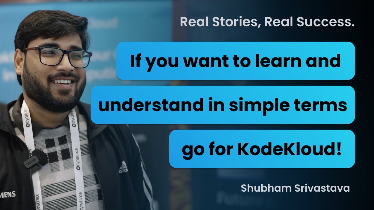 Shubham Srivastava Shares His Success Journey with KodeKloud - YouTube