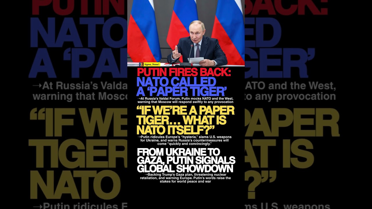 PUTIN MOCKS NATO & THREATENS RAPID RETALIATION | Global Tensions Soar