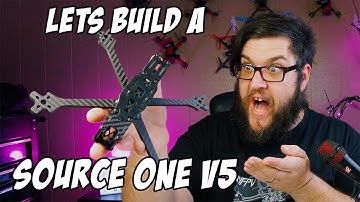 TBS Source One v5 FPV freestyle frame complete assembly guide // Bacon