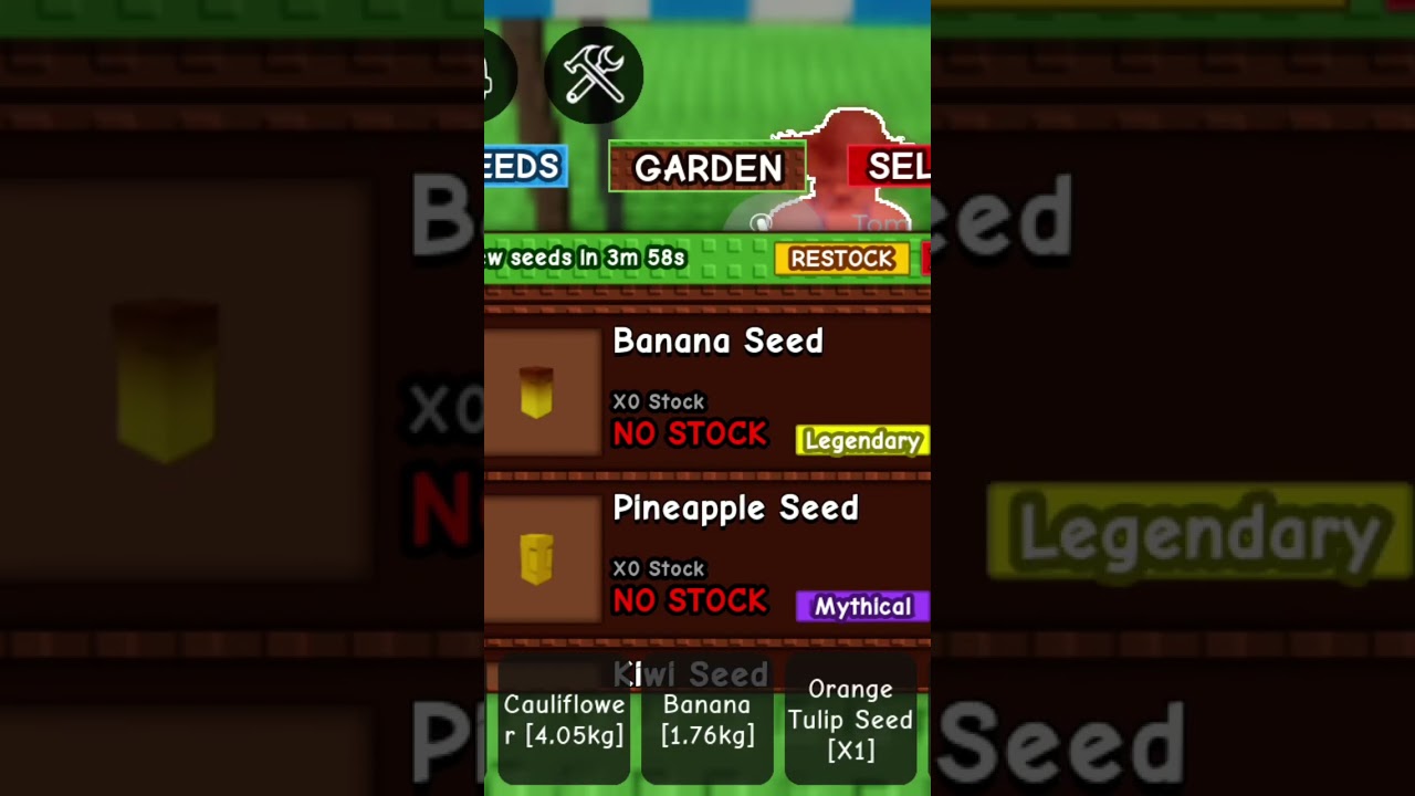 grow a garden see stock update