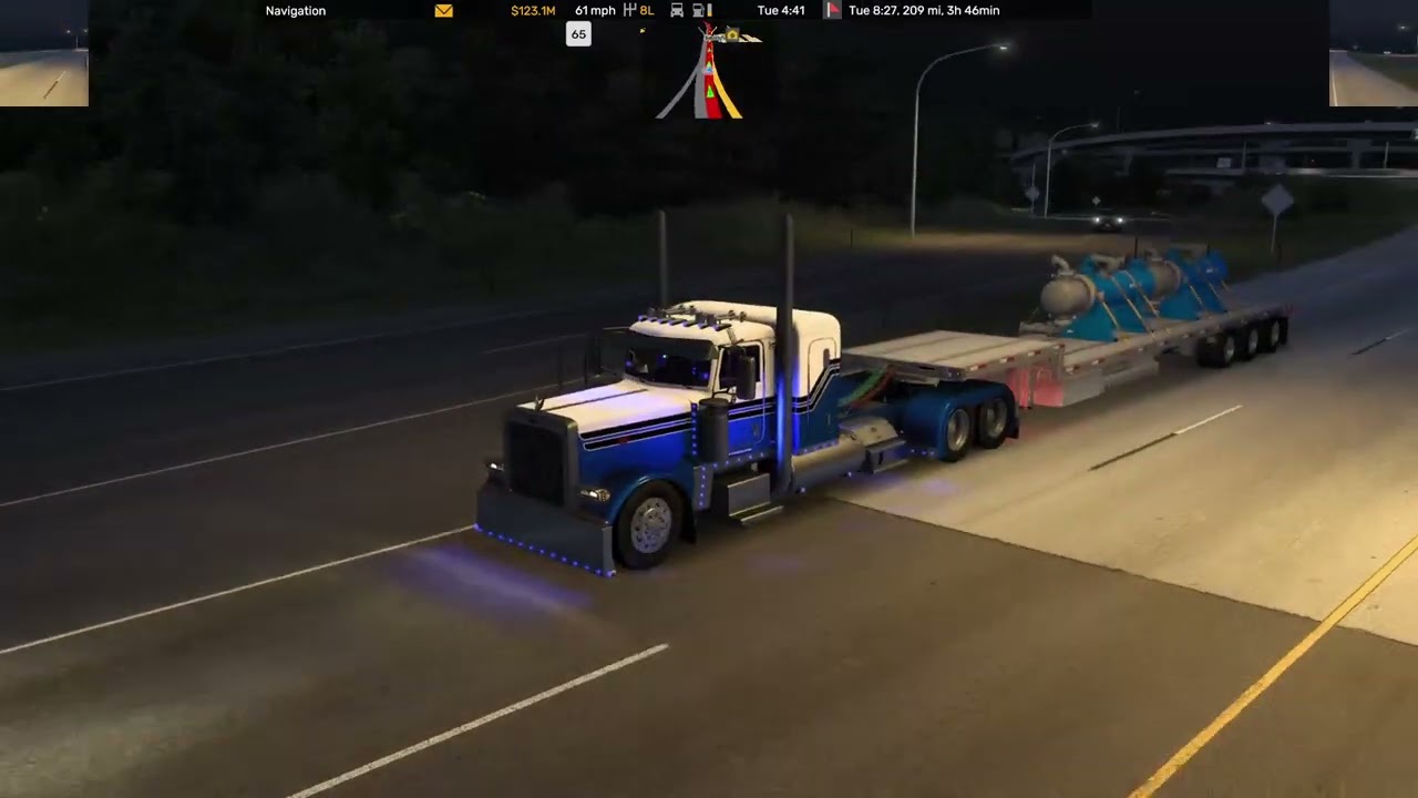 ATS - Pizzster 389 - SCS Step Deck - CAT 3176 by Zeemods