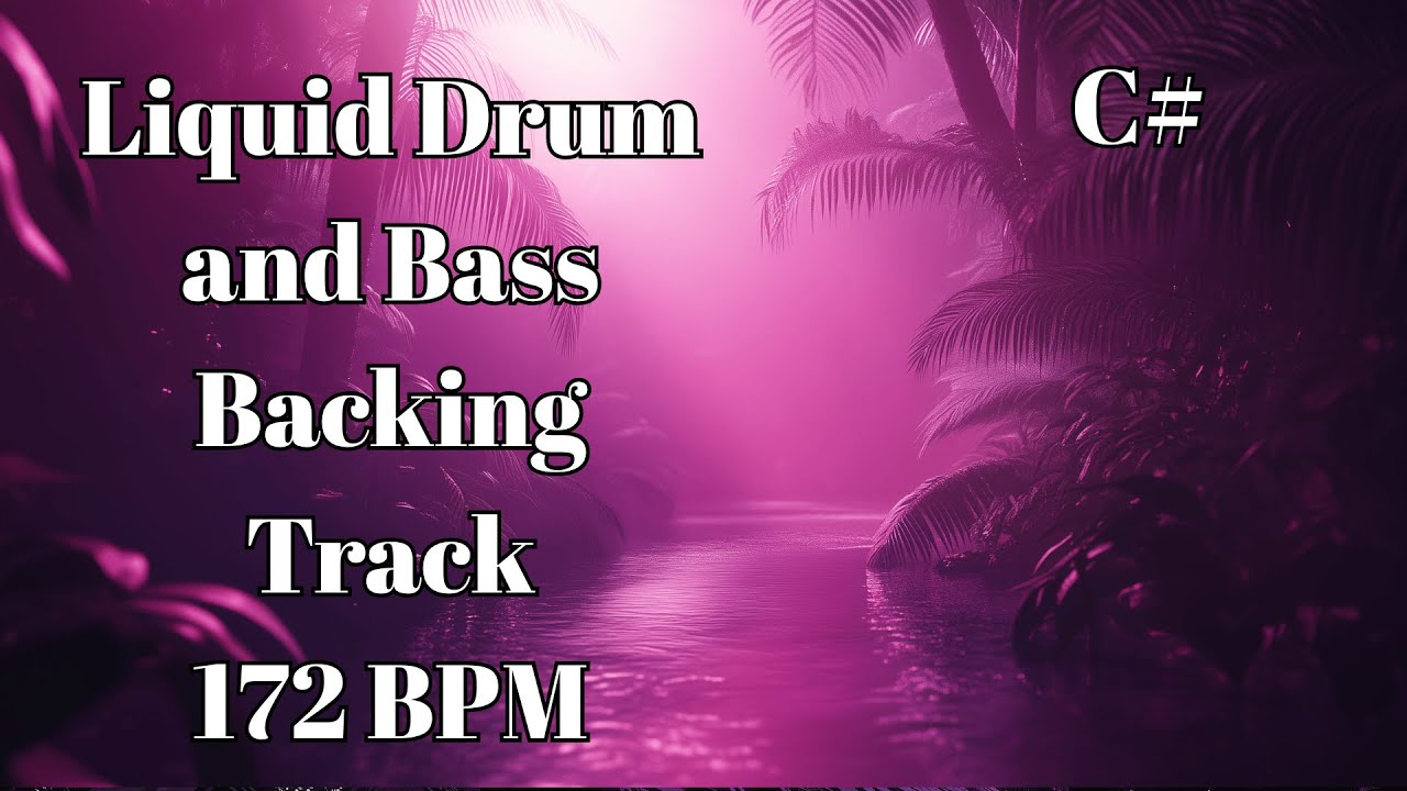Liquid Drum & Bass Backing Track – 172 BPM | C♯ Minor | Deep & Melodic DnB Jam