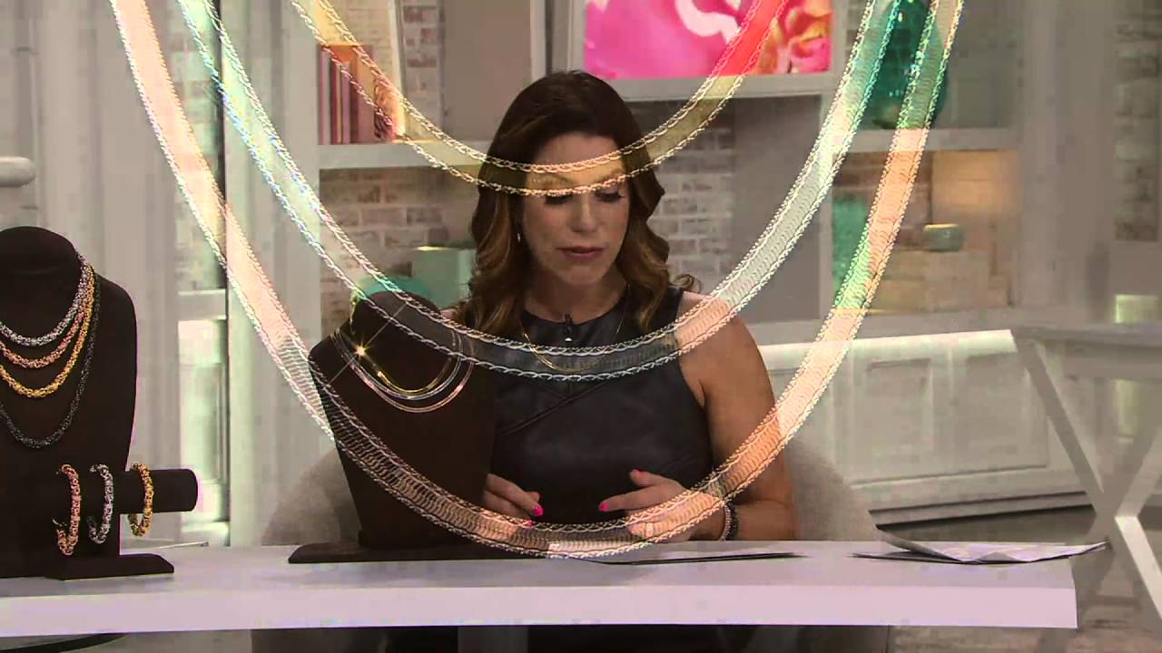 Bronze Reversible Herringbone Necklace by Bronzo Italia on QVC YouTube