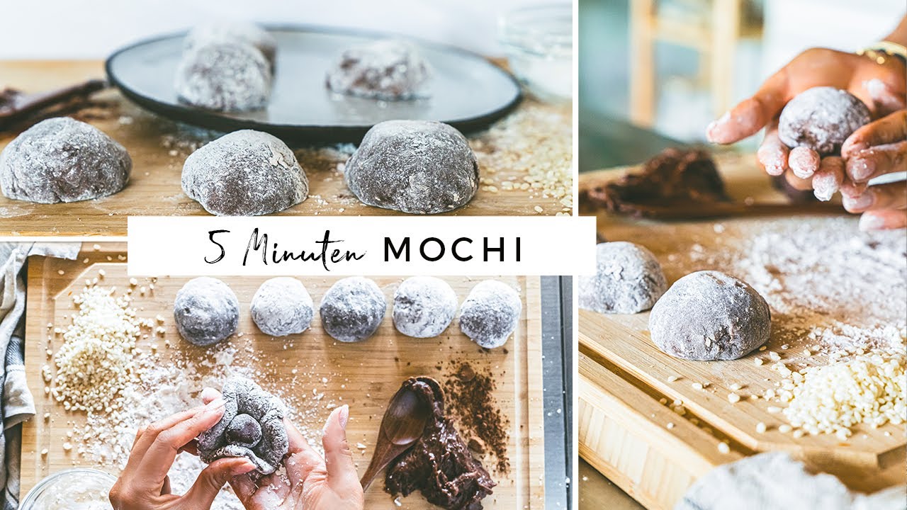 Das einfachste MOCHI REZEPT 🍡 Gesund und GELINGSICHER in 5 Minuten