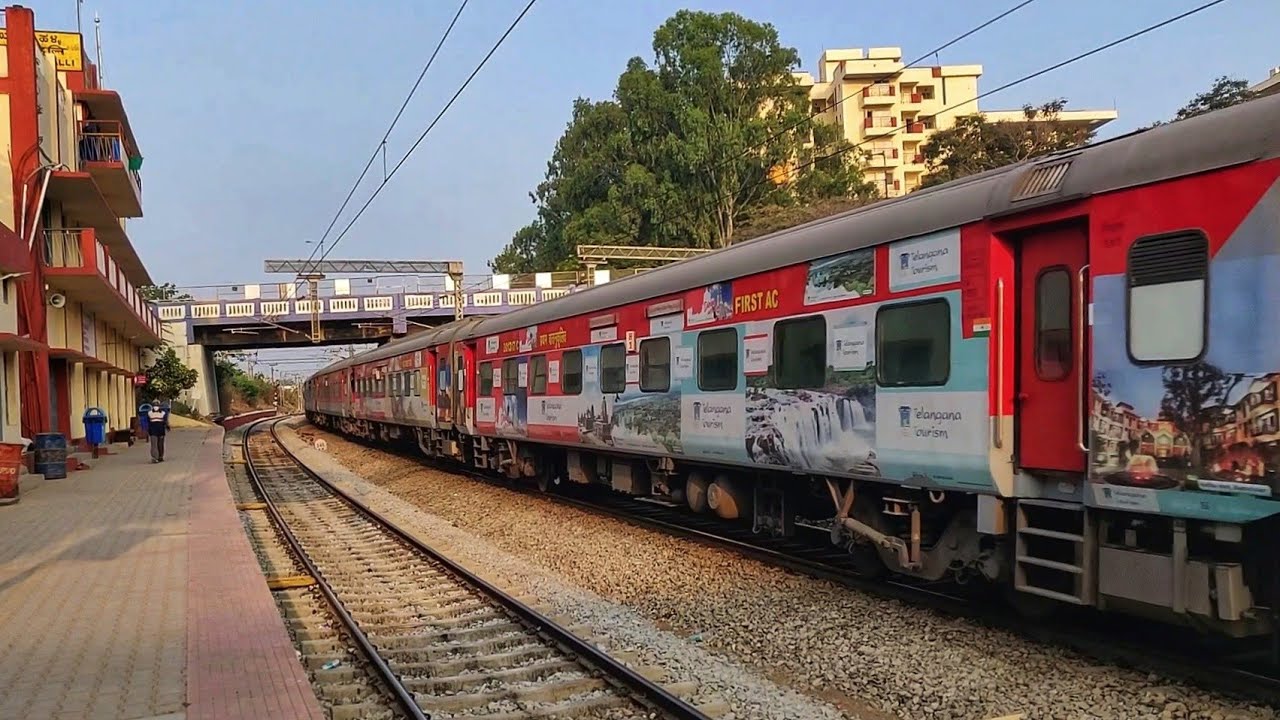 KJM WAP7 CHAMUNDI UDYAN EXPRESS | TELANGANA TOURISM ADS