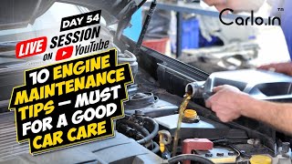 10 Engine Maintenance Tips | 10 इंजन रखरखाव युक्तियाँ