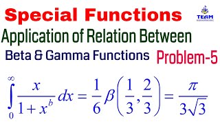 Application of Relationship between beta and gamma function Problem-5 Net Worth