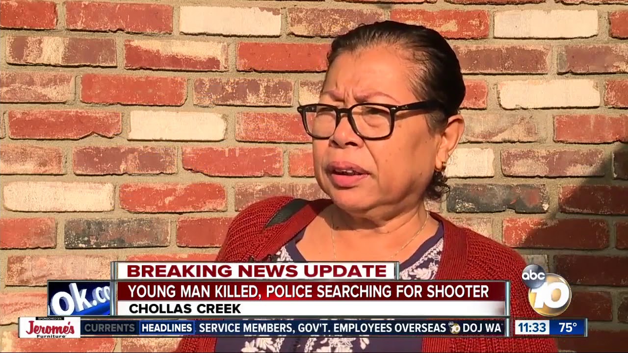 Police search for shooter in Chollas Creek death - YouTube
