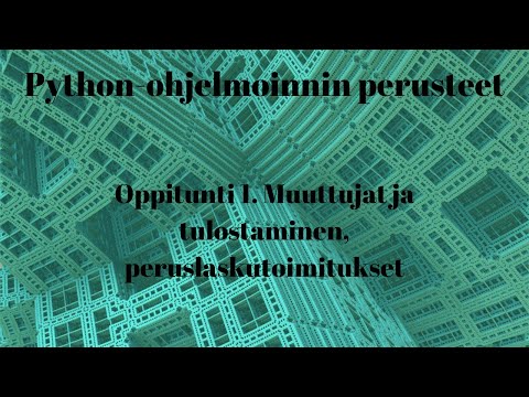 Video: Mitkä ovat Pythonin perusteet?