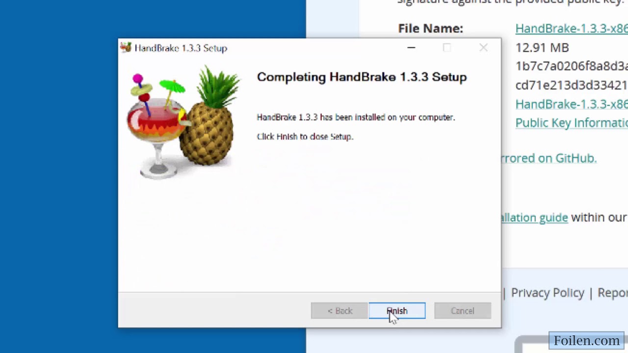 HandBrake Installer sur Windows YouTube