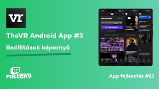 TheVR Android App #3 - Beállítások képernyő screenshot 5