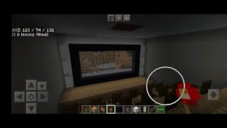 ✔Working cinema hall in minecraft easy to make