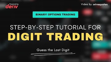 Learn Deriv Digit Trading | Binary Options #binaryoptions #deriv #forextrading #scalping #trading