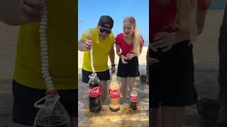 Coca-Cola VS Mentos 😁 #shorts