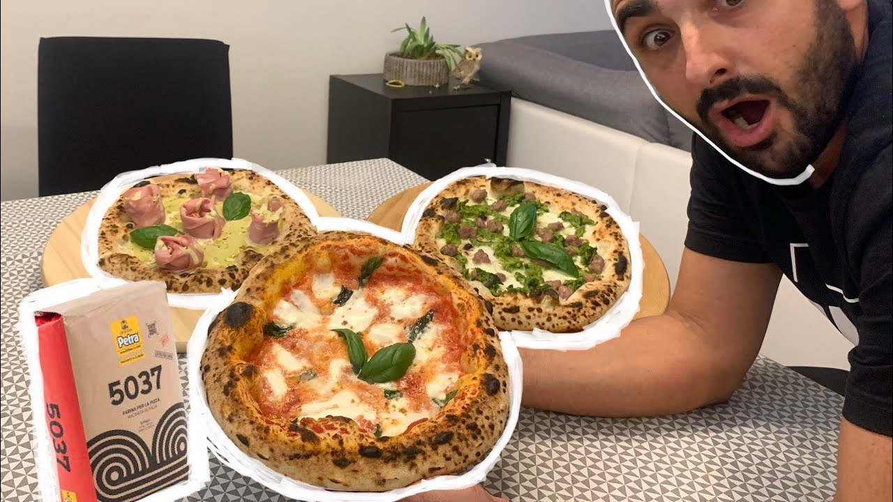 La mia pizza napoletana con la farina Petra 5037 