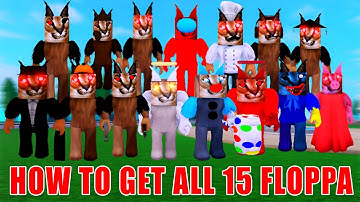 How To Get ALL 15 FLOPPA in Find The Floppa - Roblox