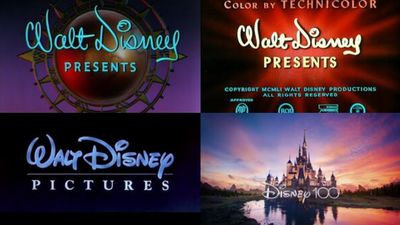 Walt Disney Pictures Logos (1948-present) - YouTube