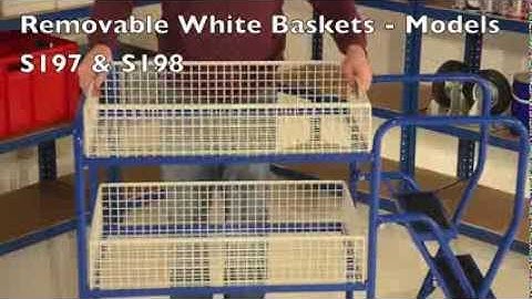 Heavy Duty Step Tray Trolley