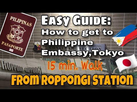 How to Get to Philippine Embassy At Roppongi Minato-ku Tokyo,Japan