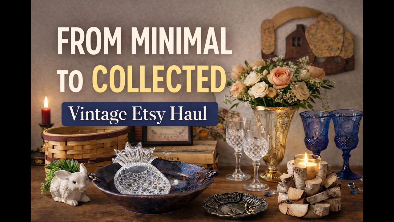 Curating Vintage Decor with History and Depth for My Etsy Shop