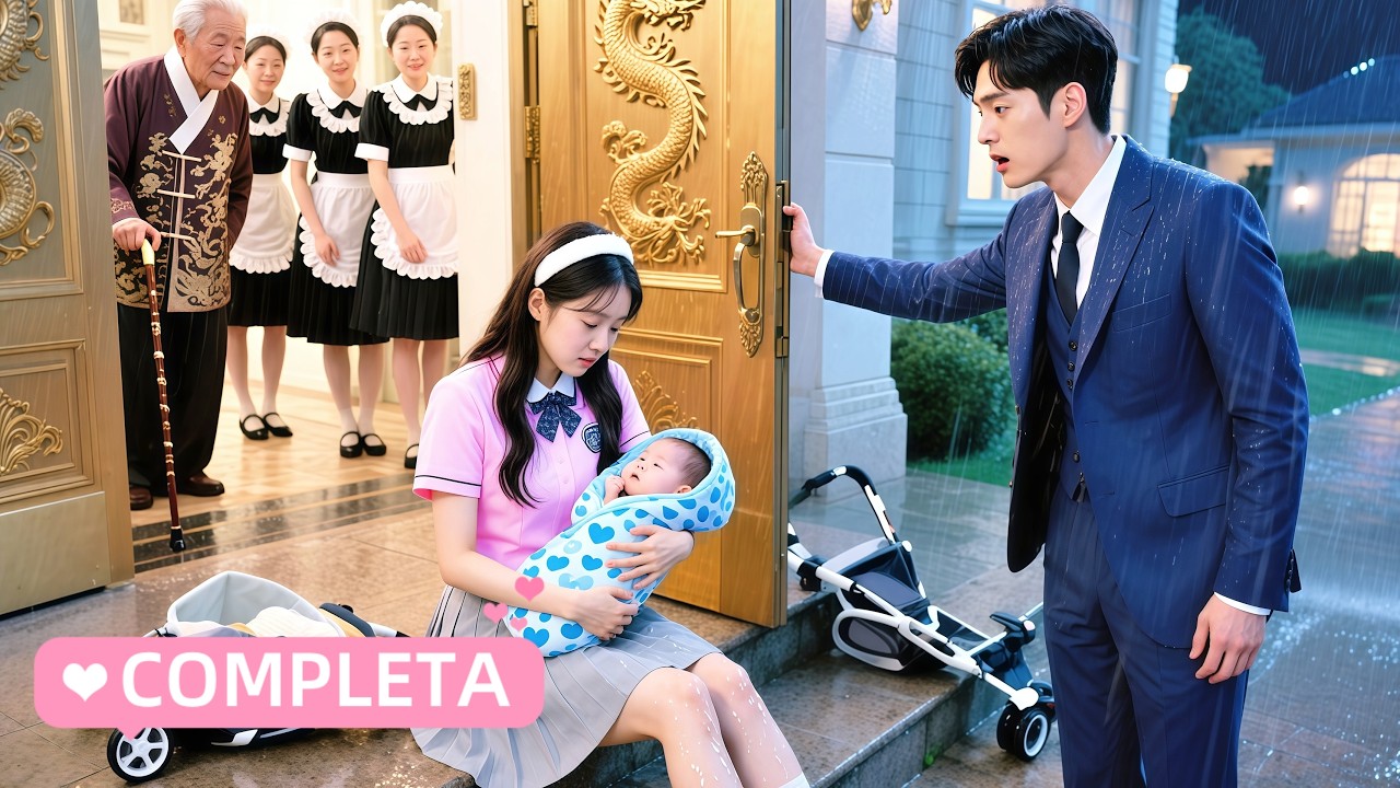 💗A pobre estudante deixou seu filho na porta do CEO e o encontrou no seu primeiro dia de trabalho!