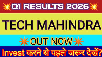 Tech Mahindra Q1 Results 2025 🔴 Tech Mahindra Result 🔴 Tech Mahindra Share News Today 🔴 TechM Share