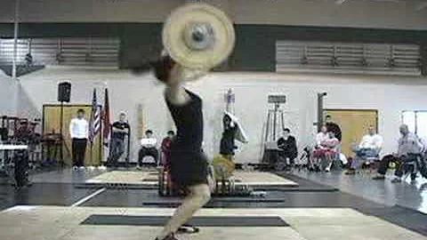 Kathryn Womack: Snatch #3 - 30 kg