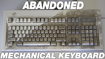 Restoring an Abandoned Mechanical Keyboard for my Gaming Setup! (IBM Model M)