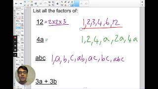 Yr08 Factorising 02 Factors