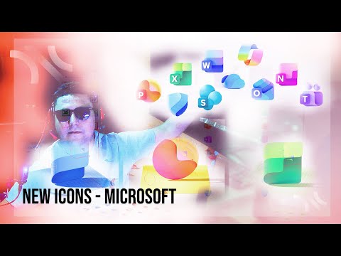 تحول رهيب لأيقونات تطبيقات وبرامج ميكروسوفت 2025
