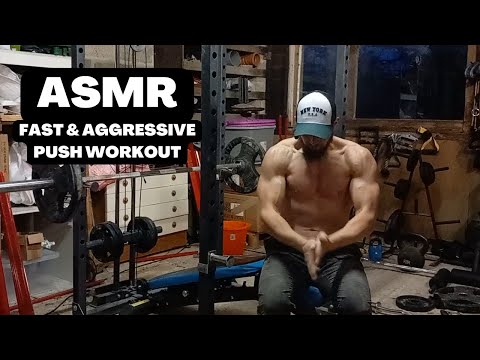 ASMR Home Gym Workout Fast & Aggressive - Assortment of ASMR Triggers - Scratching, Tapping, Rubbing