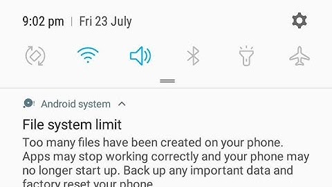 File system limit ko kaise hataya