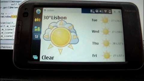 Weatherinfo-Qt on Maemo