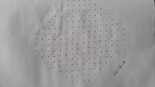 16-4-4 dots simple and easy rangoli || sankranthi chukkala muggulu || pongal kolam