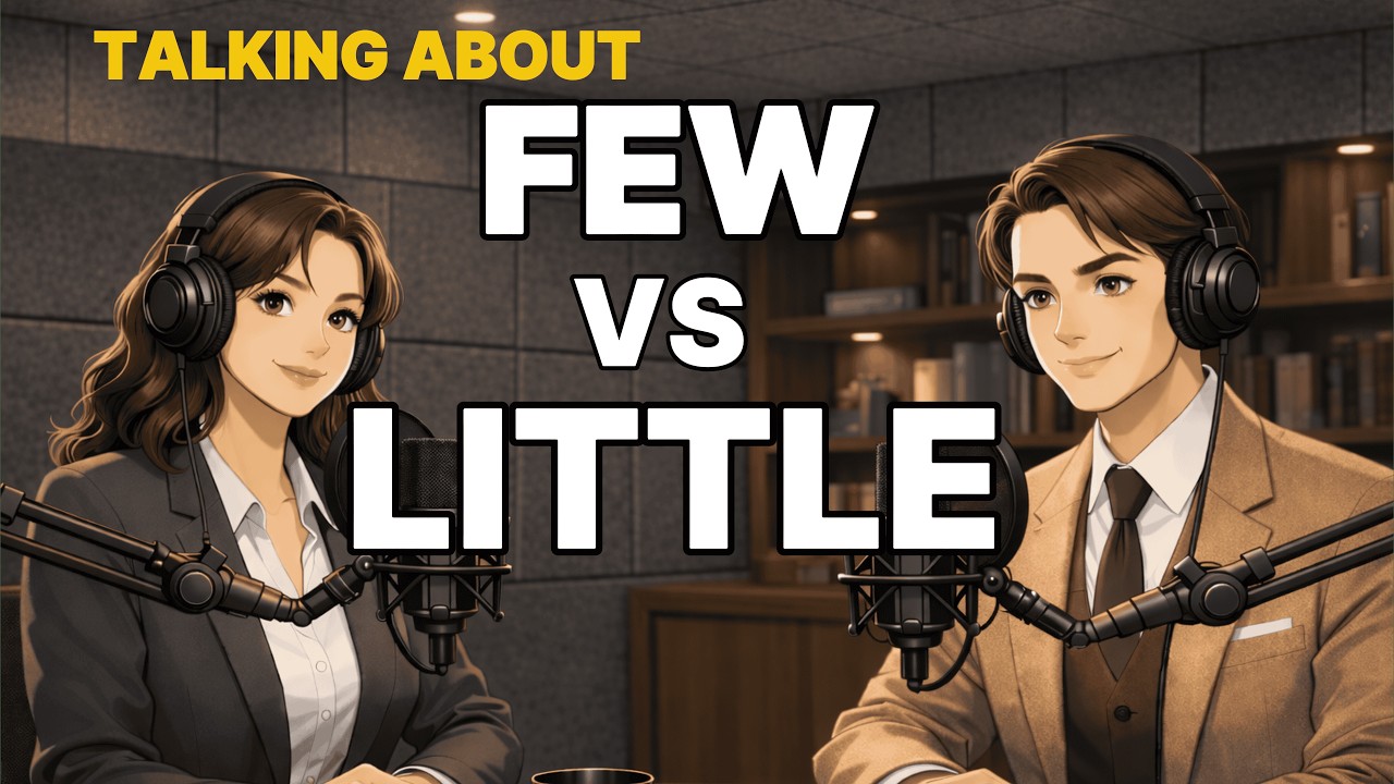 Few vs Little in English | Easy English Conversation Practice for Beginners