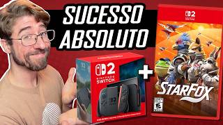 Star Fox ESGOTA, Switch 2 EXPLODE em VENDAS no Japão e Tomodachi Life SUCESSO
