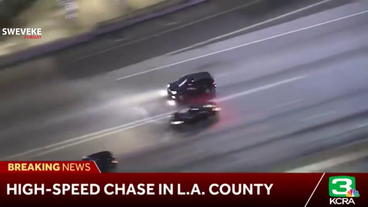 High Speed ! Los Angeles Police Chase Dec, 2017 ! полицейская погоня в ...