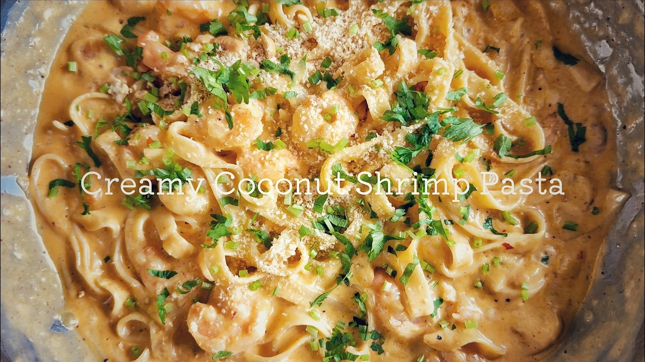 Creamy Shrimp Pasta｜Made Without Cream｜One Pot Recipe｜Coconut Milk Pasta