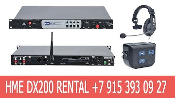 RENTAL CLEAR-COM HME DX200 - Moscow, Russia and CIS +7 915 393 09 27