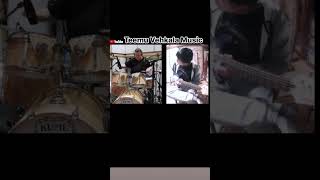 Collab with Teemu Vehkala Music Pat Metheny Group - Minuano Six Eight drum & guitar cover #shorts