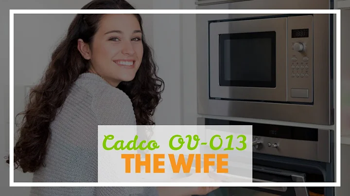 Cadco OV-013 Compact Half Size Convection Oven with Manual Controls, 120-Volt