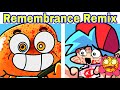 Friday night funkin rememberance remix  vs dawin  amazing world of gumball fnf mod