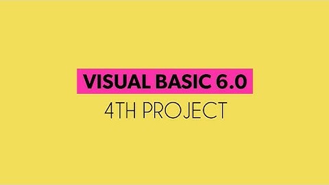 Visual Basic 6.0|| 4th project|| Cut, Copy, Paste