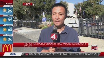 San Jose first responders worry about shortage once vaccine mandate takes over